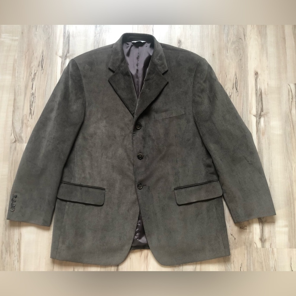 Pronto Uomo Charcoal Light Brown Blazer
